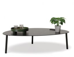 Aluminum Coffee Table Black