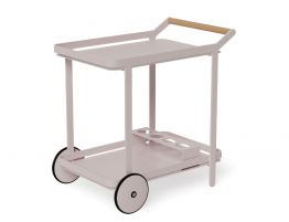 Imola Outdoor Bar Cart - Pale Pink Blush ***Clearance***