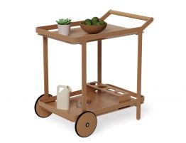 Imola Outdoor Bar Cart - Terracotta ***Clearance***