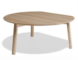 YYY Coffee Table - Natural Oak - Round 80cm - by TON