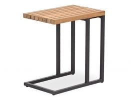 Cube Outdoor Side Table - Charcoal