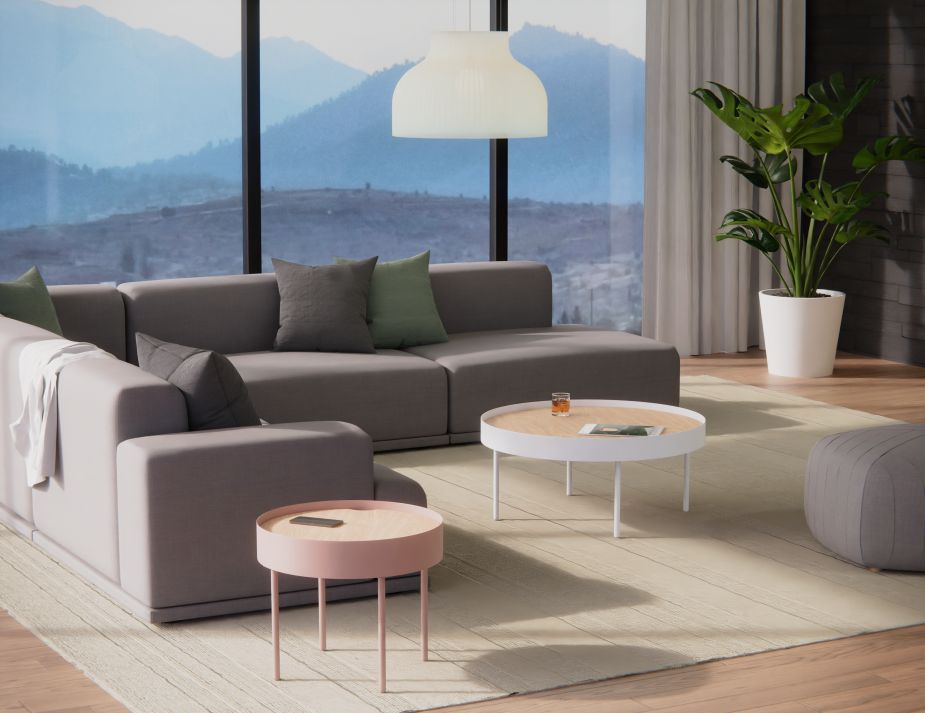 Pink Side Table Modern