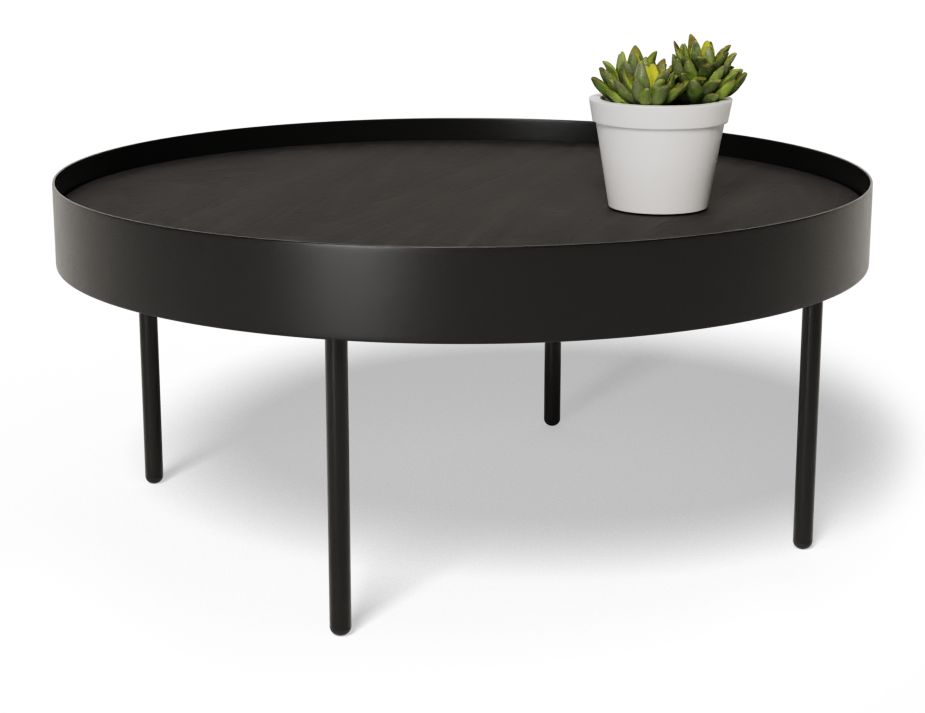 Tao Coffee Table Black Wood Stained