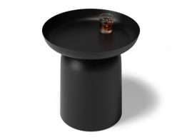Tao Durable Unique Metal Black Bedside Table