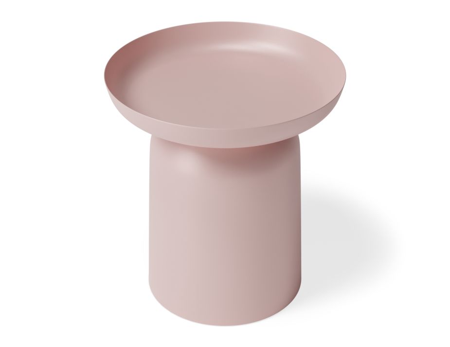 High Angle Soda Pink Side Table Indoor