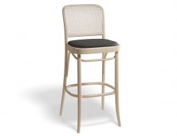 811 Barstool 78cm Pad Caneback Beechnatural Mdr0000