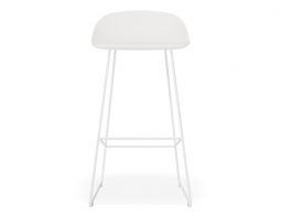 Front Angle Pop Stool White