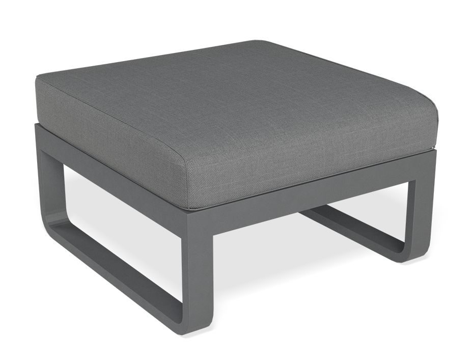 Charcoal Ottoman