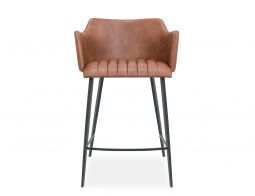 Andorra Kitchen Stool Brown 1V2