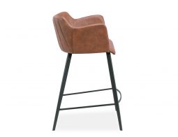 Andorra Kitchen Stool Brown 3V2