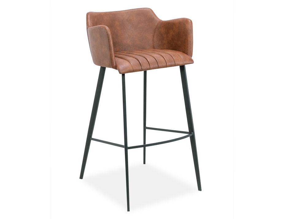 Cheap leather sales bar stools