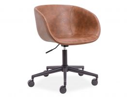 Andorra Office Chair Vintage Tan Seat