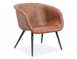 Andorra Lounge Chair Brown 3V2