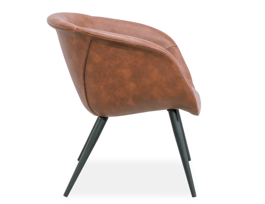 Andorra Lounge Chair Brown 4V2