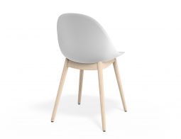 P 2 Pebble Chair Whiteseat Beechbase