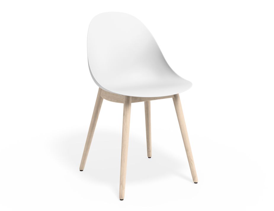 P 1 Pebble Chair Whiteseat Beechbase