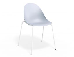 P 1 Pebble Chair Palebluev3seat 4postwhite