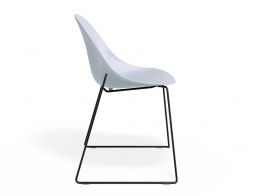 P 3 Pebble Chair Palebluev3seat Sledblack