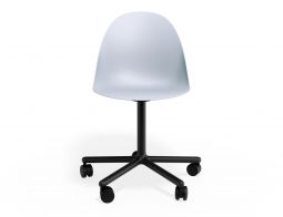P 4 Pebble Chair Palebluev3seat Swivelcastors