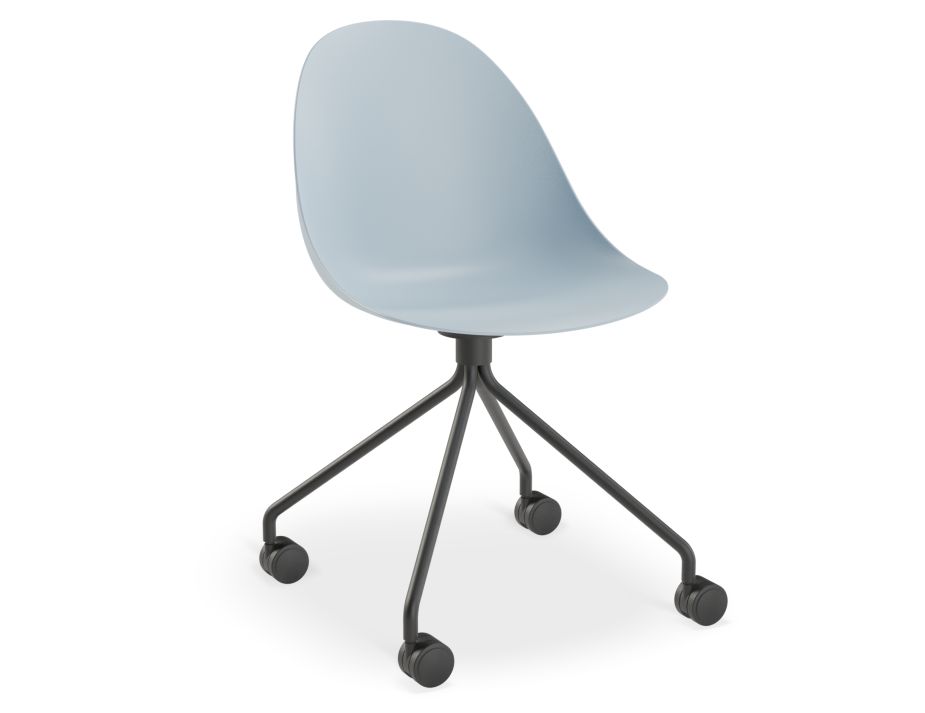 Pale blue clearance office chair