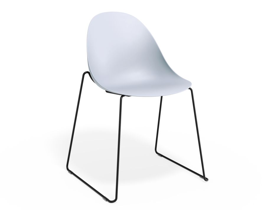 P 1 Pebble Chair Palebluev3seat Sledblack