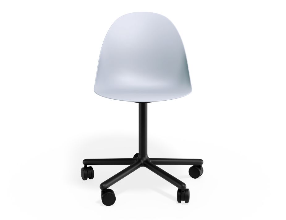 P 4 Pebble Chair Palebluev3seat Swivelcastors