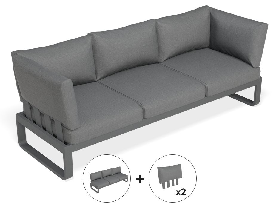 3 Seater Plus 2 Arms Charcoal Label2