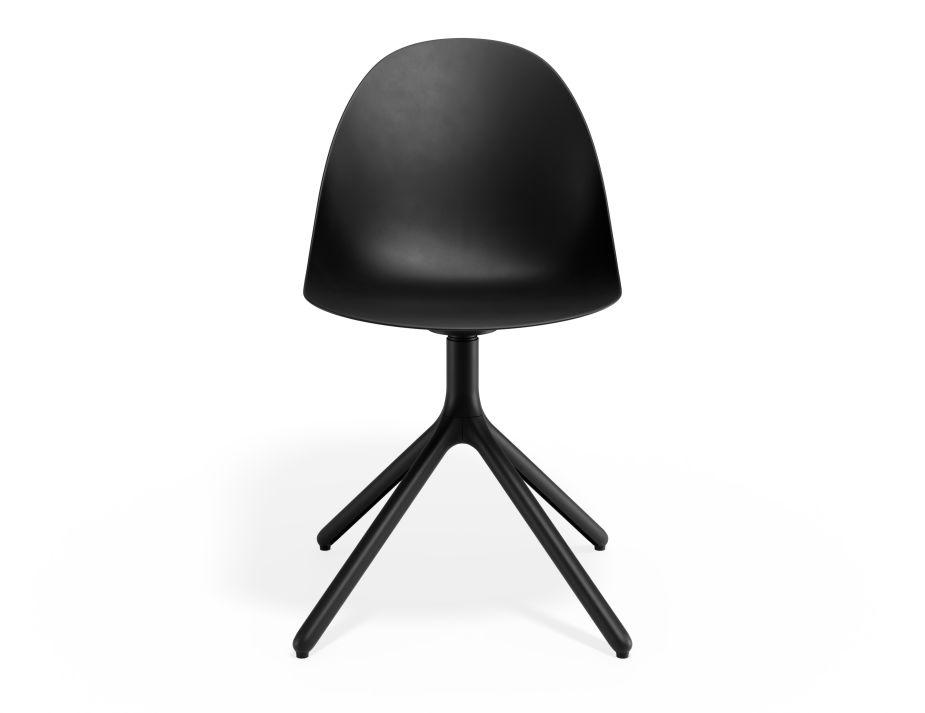 P 4 Pebble Chair Blackseat Swivelbase