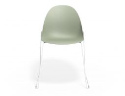 P 4 Pebble Chair Greenseat Sledwhite