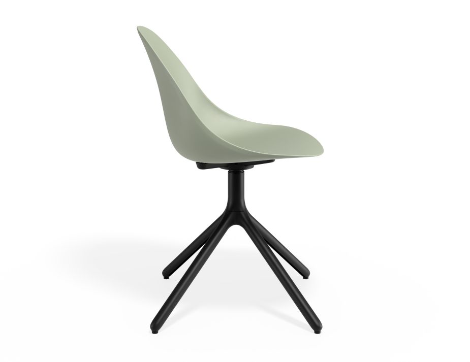 P 3 Pebble Chair Greenseat Swivelbase