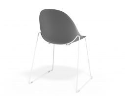 P 2 Pebble Chair Greyseatv2 Sledwhite