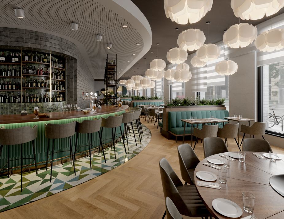 Vegan leather Andorra Dining Chair for hotels
