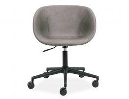 Andorra Tub Office Chair Vintage Grey Seat