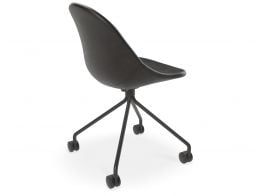 Senchuan Black Leather Office Chair 2