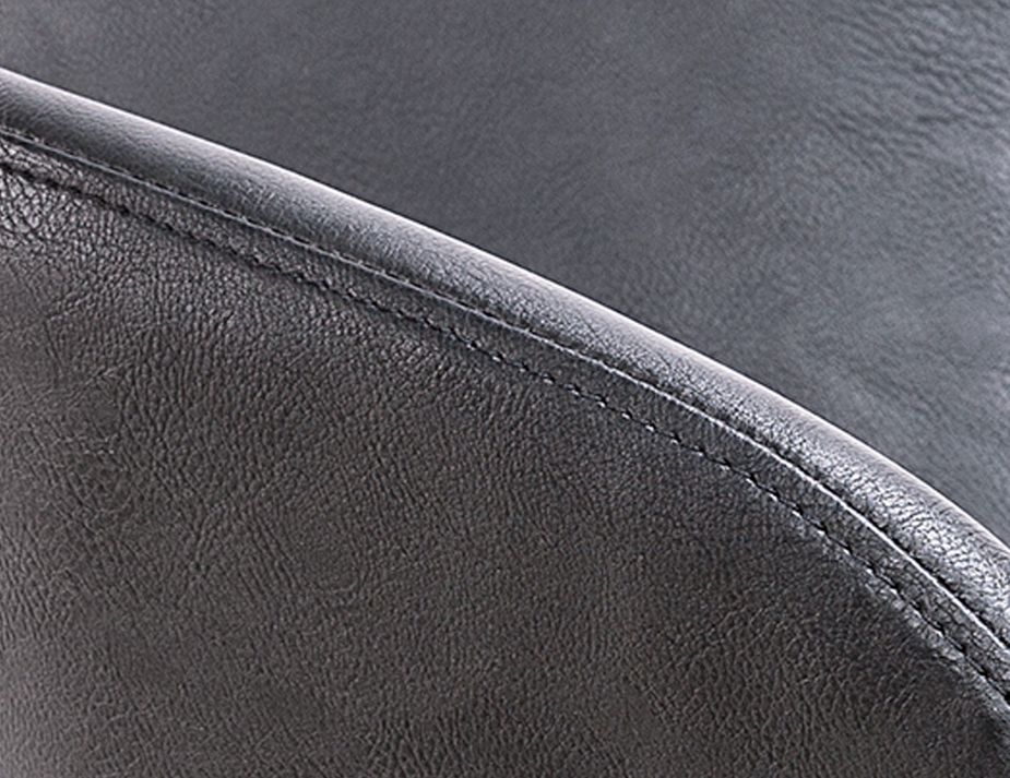 Black Leather Close Up Seam