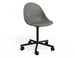 P 1 Pebble Chair Greypuseat Swivelcastors