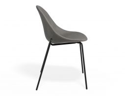 P 3 Pebble Chair Greypuseat 4postblack