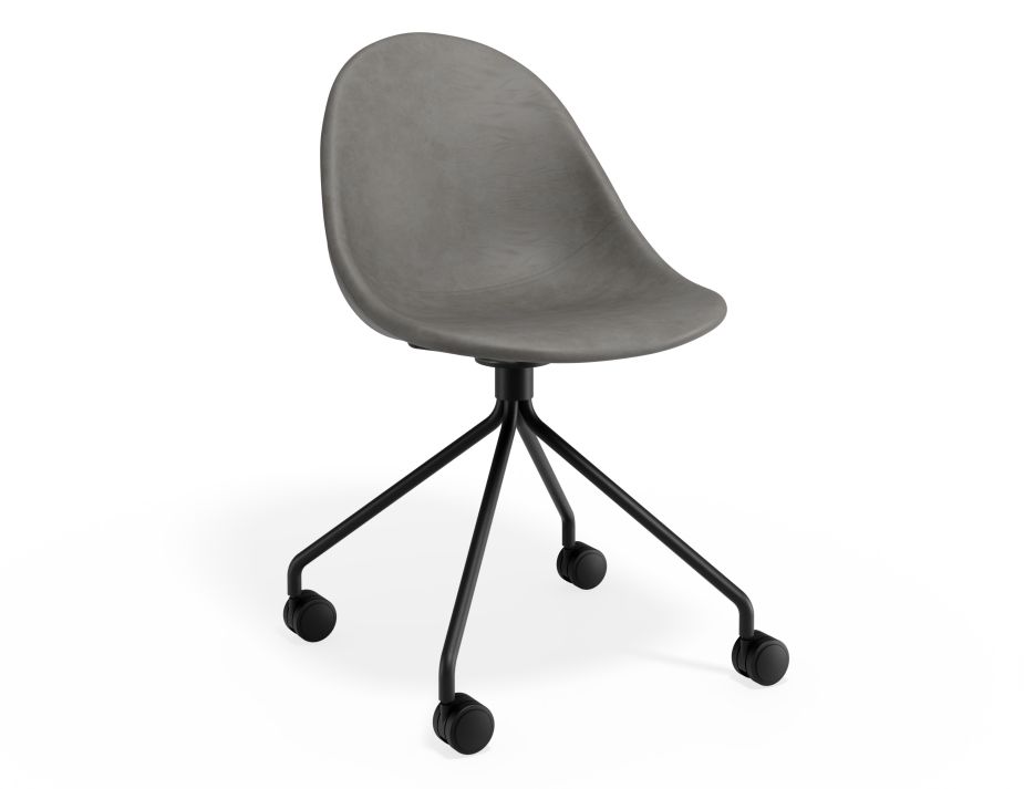 P 1 Pebble Chair Greypuseat Pyramidcastors