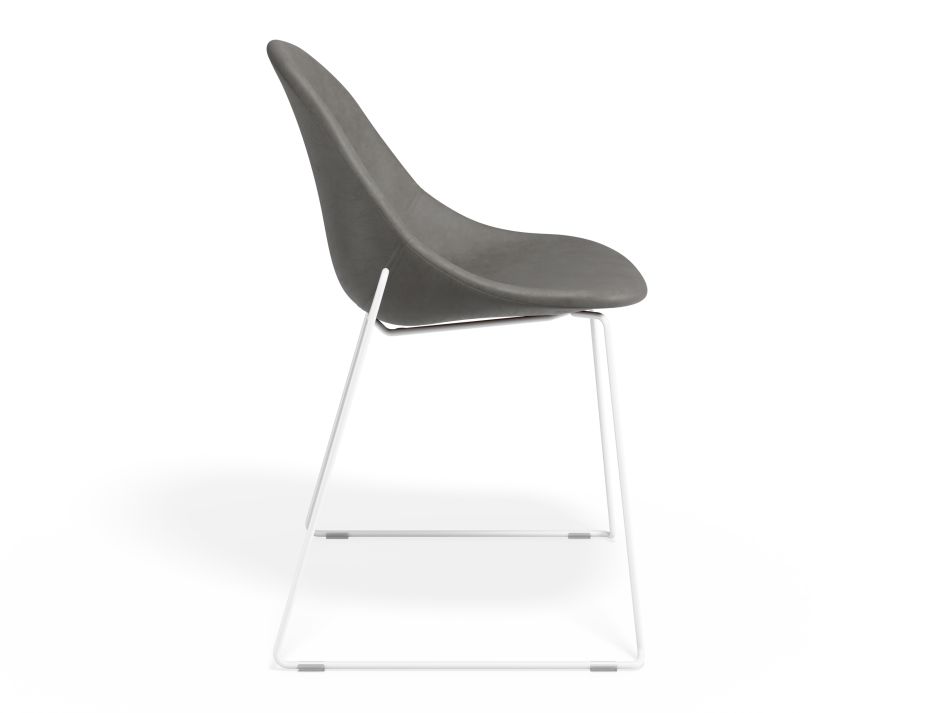 P 3 Pebble Chair Greypuseat Sledwhite