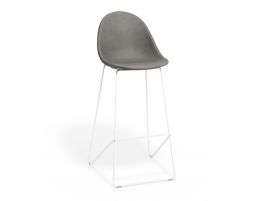 Bar Stool 75cm Seat - White Base image