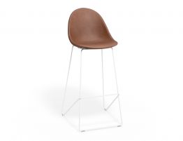 Bar Stool 75cm Seat - White Base image