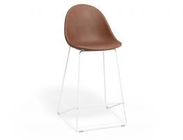 Counter Stool 65cm Seat - White Base image