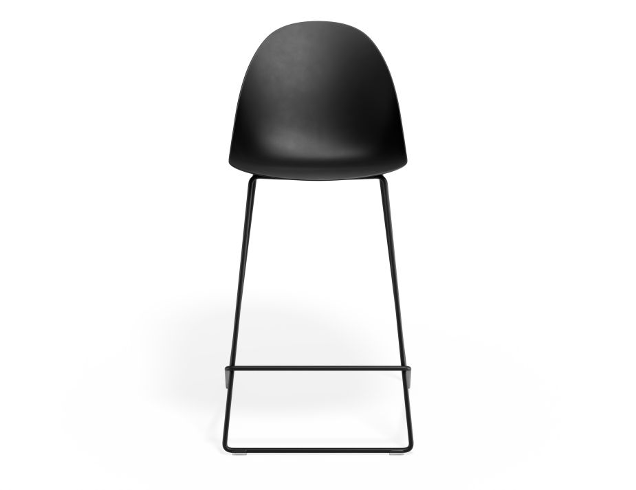 P 4 Pebble Kitchenstool Blackseat Blackframe