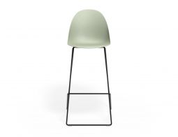 P 4 Pebble Barstool Greenseat Blackframe