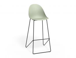 Pebble Mint Green Stool Shell Seat