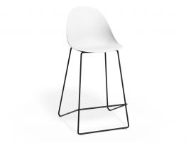Counter Stool 65cm Seat Height - Black Frame image