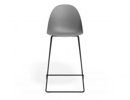 P 4 Pebble Kitchenstool Greyseatv2 Blackframe