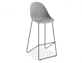 Pebble Grey Stool Shell Seat