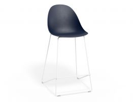 Counter Stool 66cm Seat Height - White Frame image