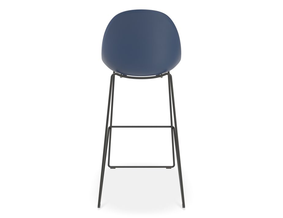 Stylish and Comfortable Pebble Navy Stool for Cafes and Bars
